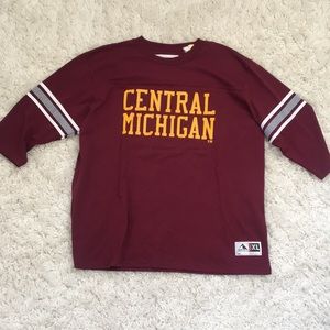 NWT Central Michigan University 3/4 Sleeve